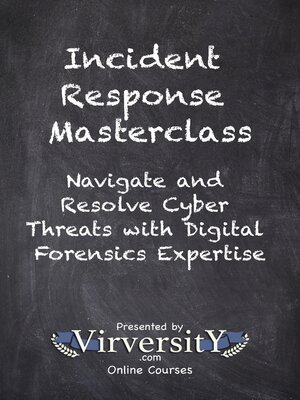 cover image of Incident Response Masterclass